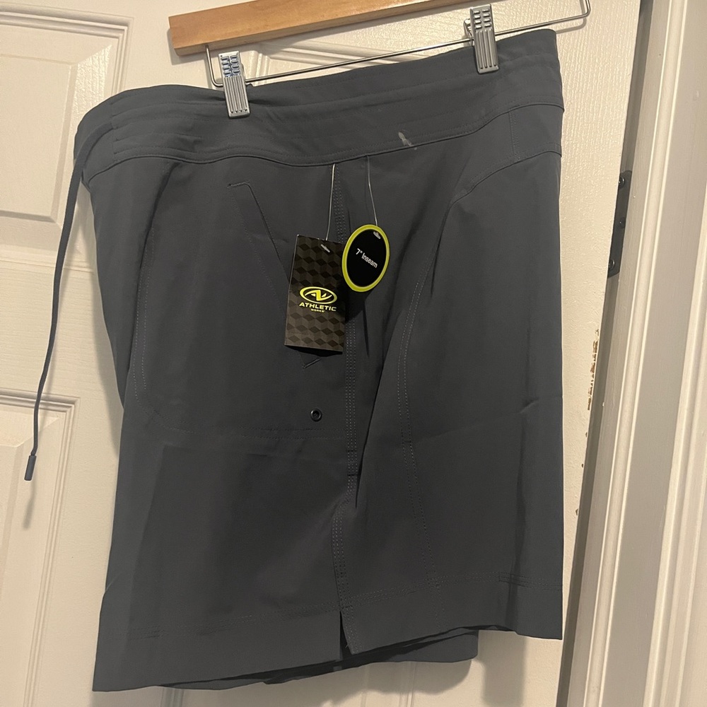 Gray athletic shorts XL(16-18) Never worn!